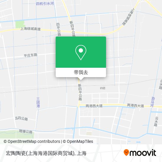 宏陶陶瓷(上海海港国际商贸城)地图