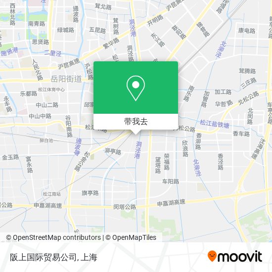 阪上国际贸易公司地图