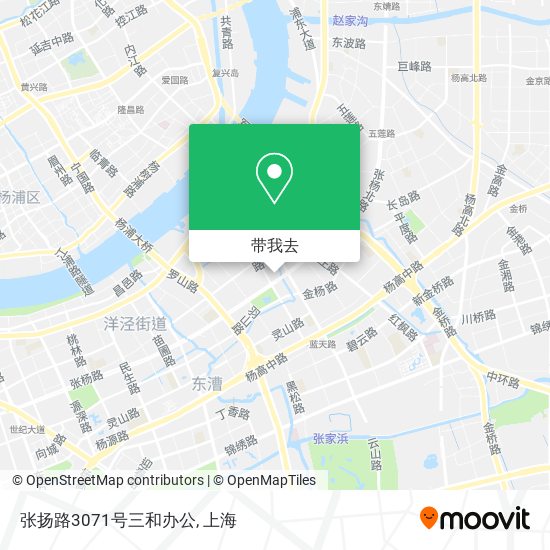 张扬路3071号三和办公地图