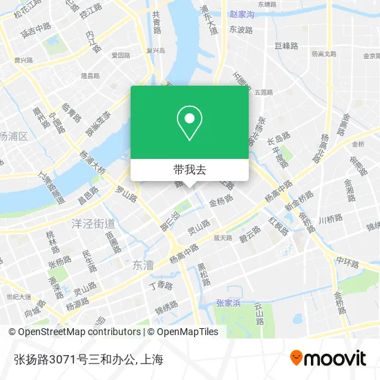 张扬路3071号三和办公地图