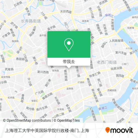 上海理工大学中英国际学院行政楼-南门地图