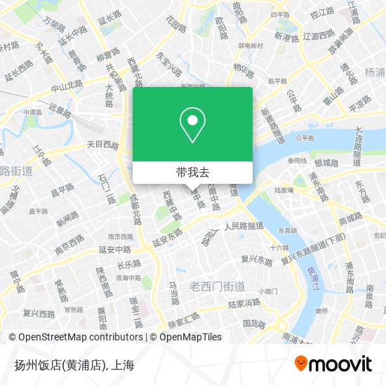 扬州饭店(黄浦店)地图