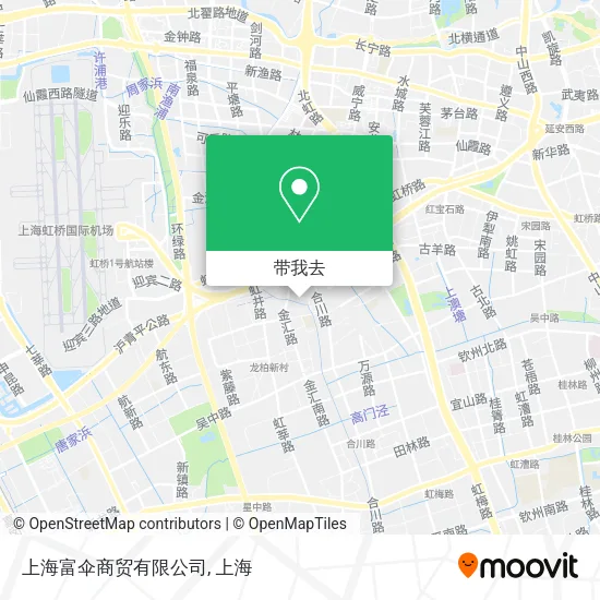 上海富伞商贸有限公司地图