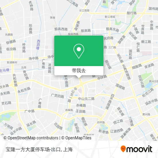 宝隆一方大厦停车场-出口地图