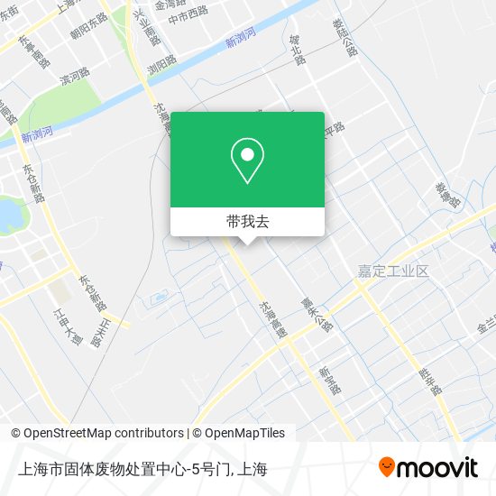 上海市固体废物处置中心-5号门地图
