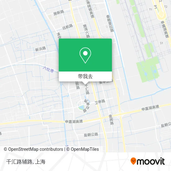 千汇路辅路地图