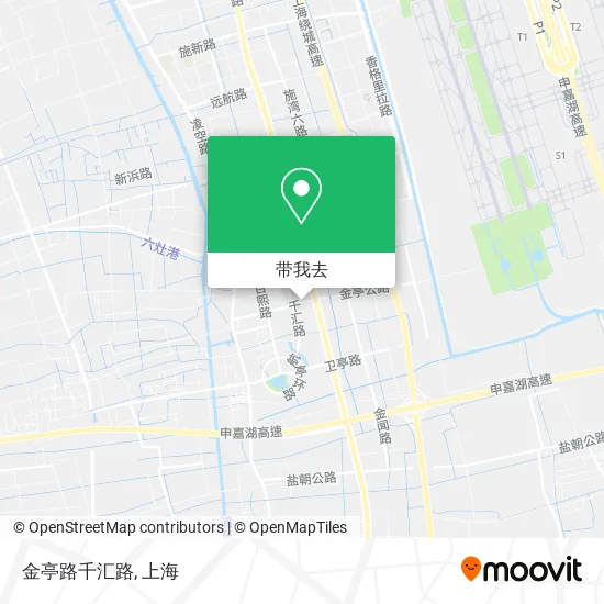 金亭路千汇路地图