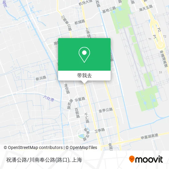 祝潘公路/川南奉公路(路口)地图
