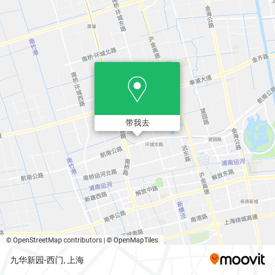 九华新园-西门地图