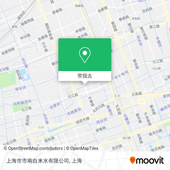 上海市市南自来水有限公司地图