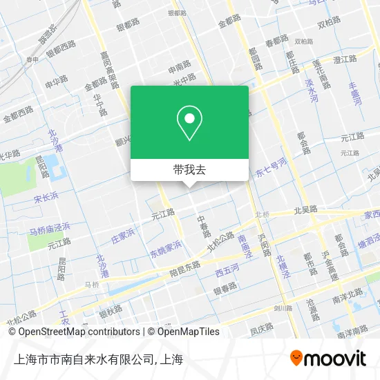上海市市南自来水有限公司地图