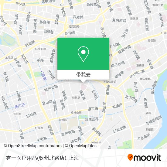 杏一医疗用品(钦州北路店)地图