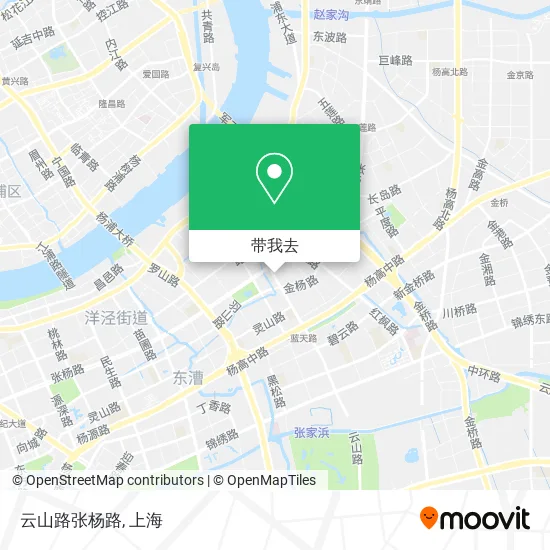 云山路张杨路地图