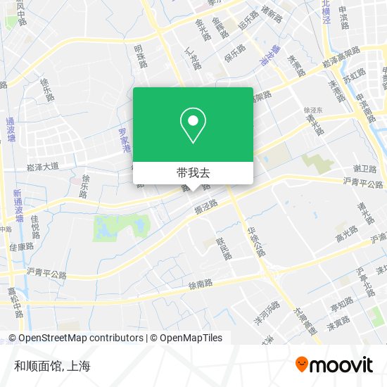 和顺面馆地图