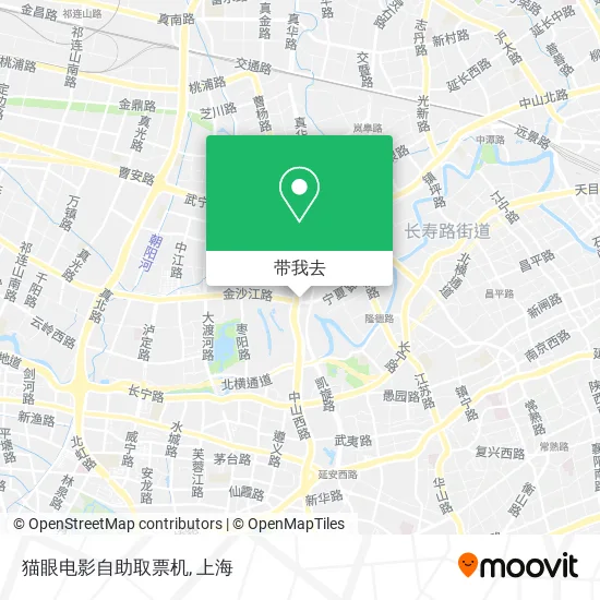 猫眼电影自助取票机地图