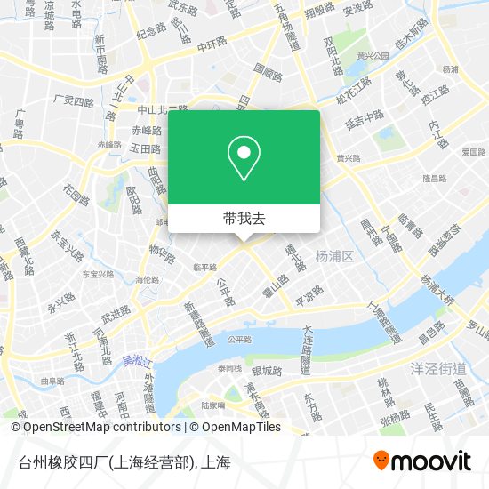 台州橡胶四厂(上海经营部)地图