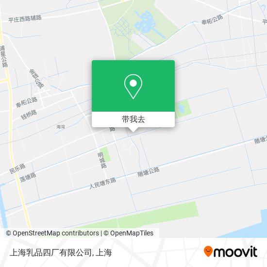 上海乳品四厂有限公司地图