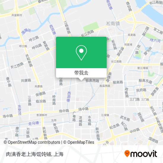 肉满香老上海馄饨铺地图