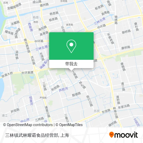 三林镇武林耀霸食品经营部地图