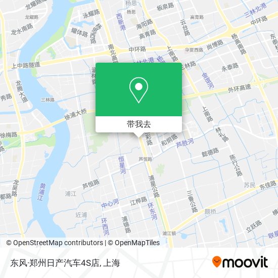 东风·郑州日产汽车4S店地图
