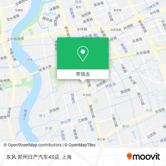 东风·郑州日产汽车4S店地图