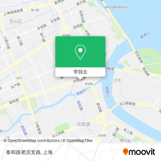 泰和路淞滨支路地图