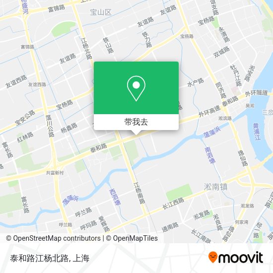泰和路江杨北路地图