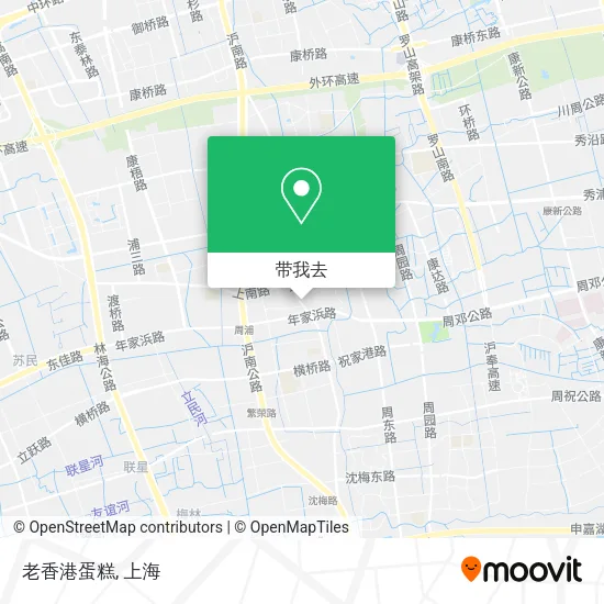 老香港蛋糕地图