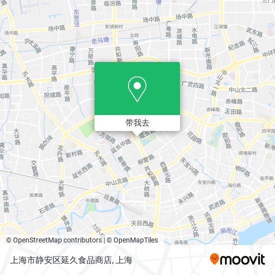 上海市静安区延久食品商店地图