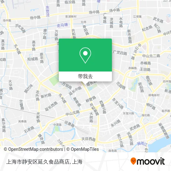 上海市静安区延久食品商店地图