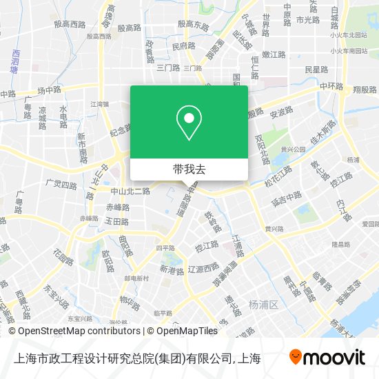 上海市政工程设计研究总院(集团)有限公司地图