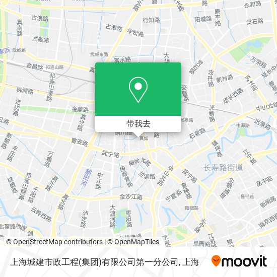 上海城建市政工程(集团)有限公司第一分公司地图