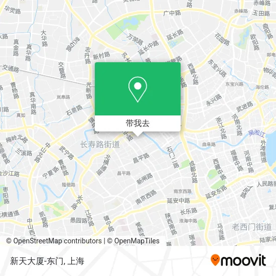 新天大厦-东门地图
