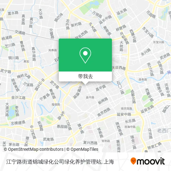 江宁路街道锦城绿化公司绿化养护管理站地图
