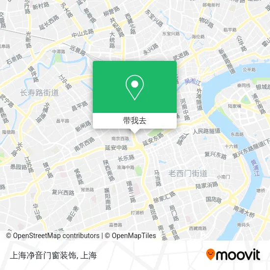 上海净音门窗装饰地图