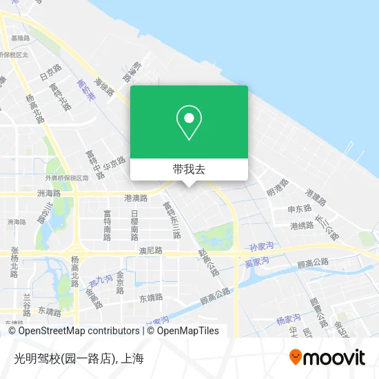 光明驾校(园一路店)地图