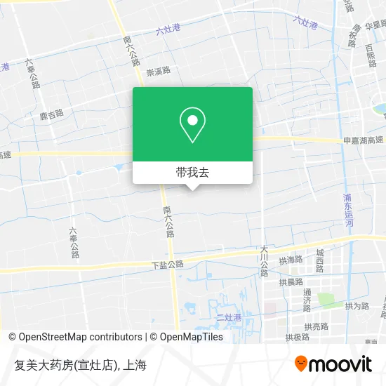复美大药房(宣灶店)地图