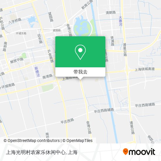 上海光明村农家乐休闲中心地图