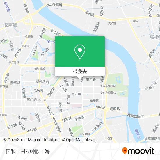 国和二村-70幢地图