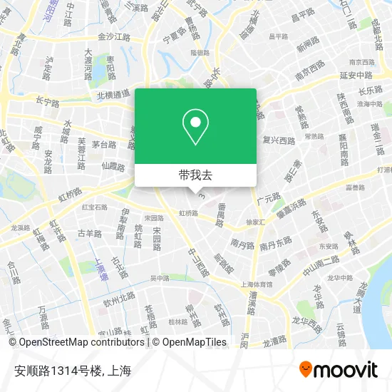 安顺路1314号楼地图
