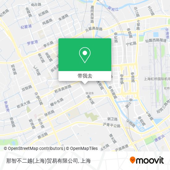 那智不二越(上海)贸易有限公司地图