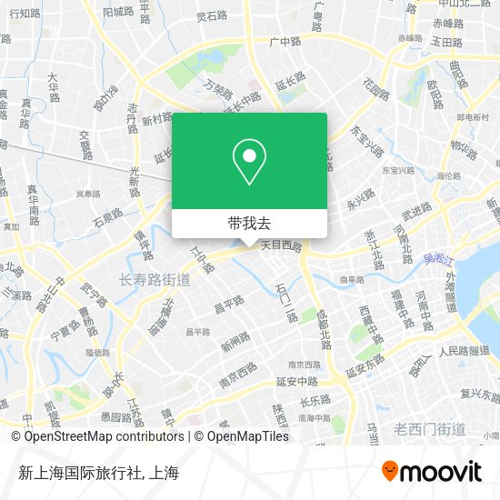 新上海国际旅行社地图