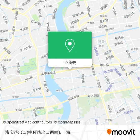 漕宝路出口(中环路出口西向)地图
