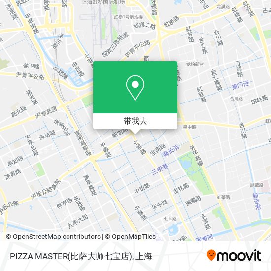 PIZZA MASTER(比萨大师七宝店)地图
