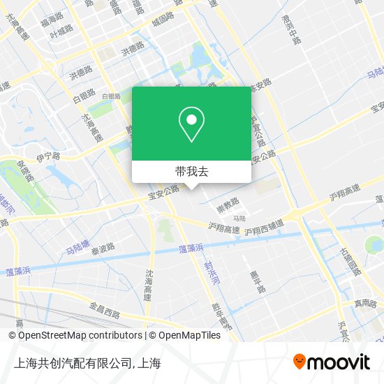 上海共创汽配有限公司地图