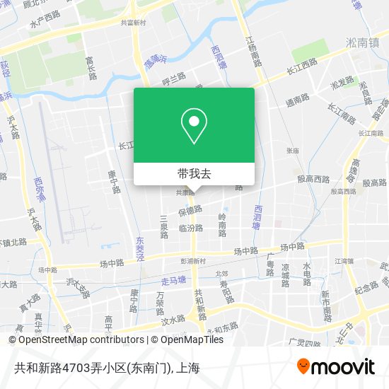共和新路4703弄小区(东南门)地图