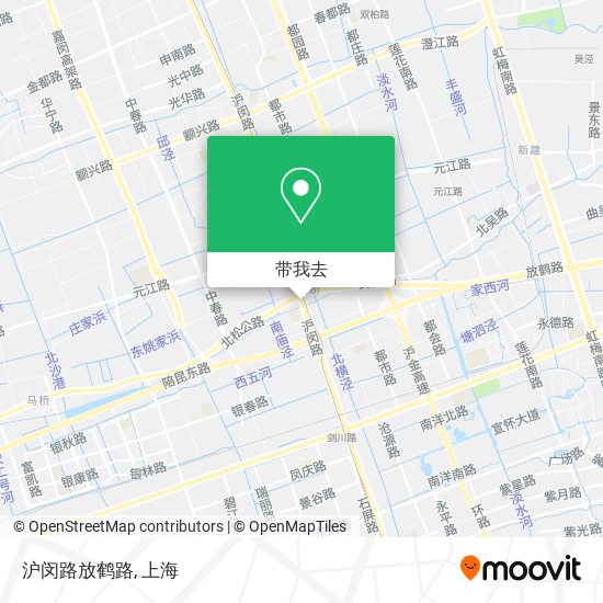 沪闵路放鹤路地图