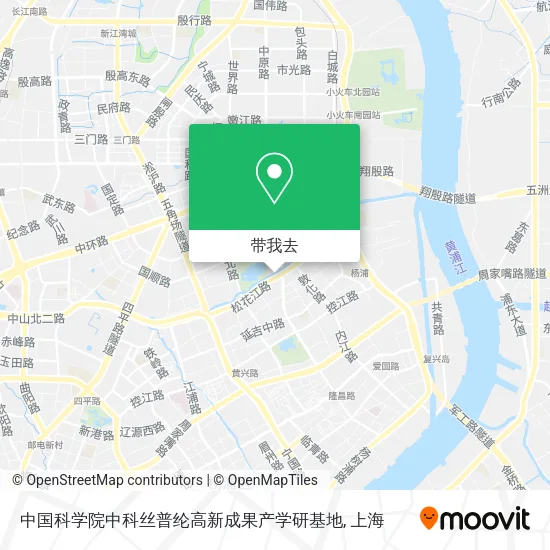 中国科学院中科丝普纶高新成果产学研基地地图