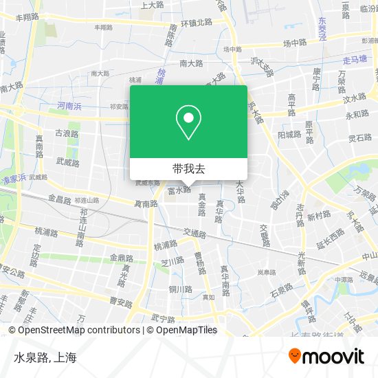水泉路地图