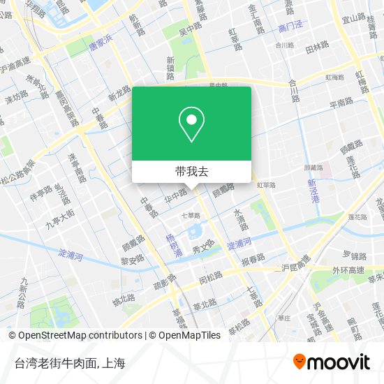 台湾老街牛肉面地图